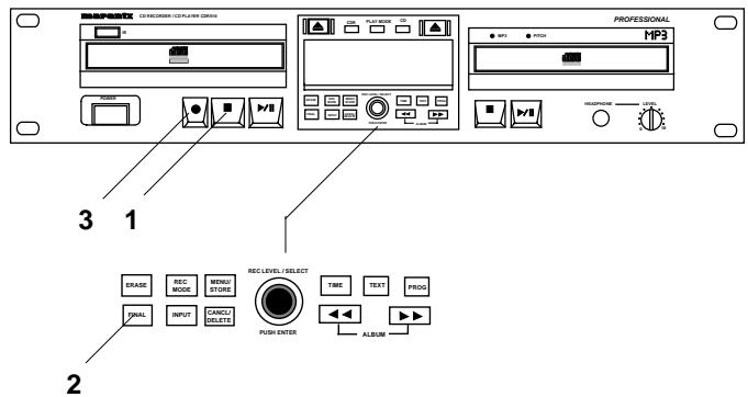 MARANTZ CDR510 - Remarques : - 1