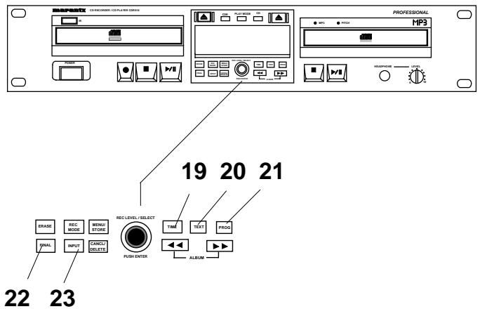 MARANTZ CDR510 - Appuyez et relâchéz pour : - 1