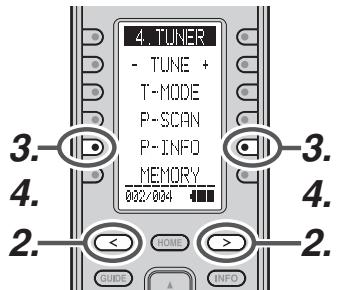 MARANTZ AV8003 - Vérifier le CANAL de préselection XM - 1