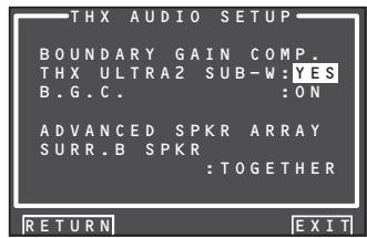 MARANTZ AV8003 - Configuration THX AUDIO - 1