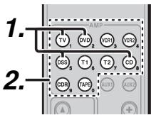 MARANTZ AV8003 - Programmation avec le code à 4 chiffres - 1