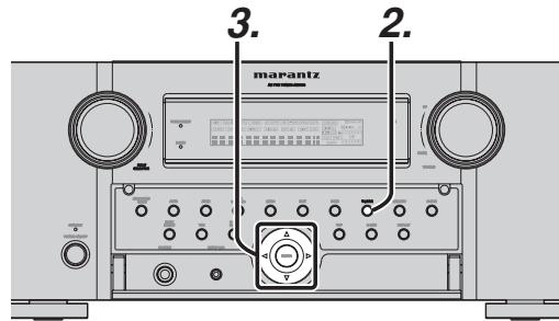 MARANTZ AV8003 - Écoute provisoire d'une châine verrouillee - 1