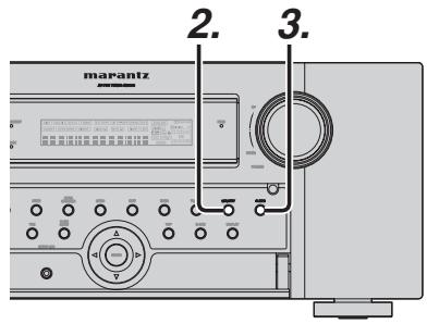 MARANTZ AV8003 - Effacer de la mémoire les stations préseleccionnées - 1