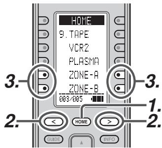 MARANTZ AV8003 - Placez la télécommande sur un mode controlant la ZONE a ou b. - 1