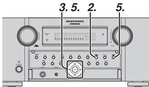 MARANTZ AV8003 - Activation/désactivation du verrouillage parental - 1