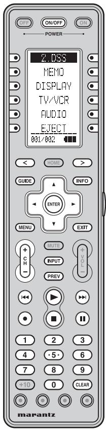 MARANTZ AV8003 - Commande d'un lecteur DVD marantz (mode DVD) - 2