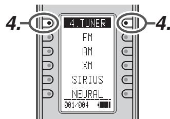 MARANTZ AV8003 - Selection du TUNER - 4
