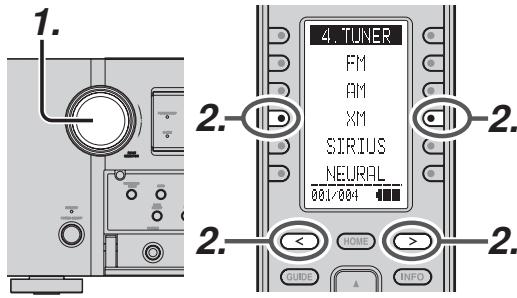 MARANTZ AV8003 - Selectionnner une SOURCE d'entree - 1