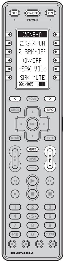 MARANTZ AV8003 - ZONE a (mode ZONE -a) - 1