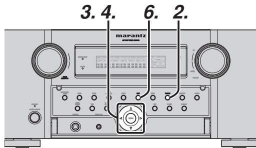MARANTZ AV8003 - Modification du MOT de PASSE - 1