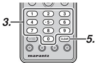 MARANTZ AV8003 - Activation/désactivation du verrouillage parental - 4