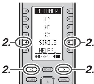 MARANTZ AV8003 - Pour selectionner une SOURCE d'entree - 2