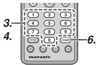 MARANTZ AV8003 - Modification du MOT de PASSE - 4