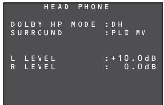MARANTZ AV8003 - Mode de CASQUE DOLBY - 1