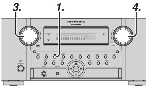 MARANTZ AV8003 - Lecture dans la ZONE par les PRISES ZONE OUT - 1
