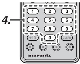 MARANTZ AV8003 - Mémoire de préselection - 3