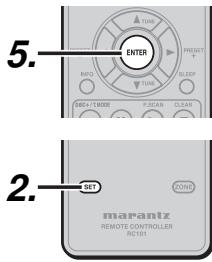 MARANTZ AV8003 - Balayage du tableau de CODES - 2