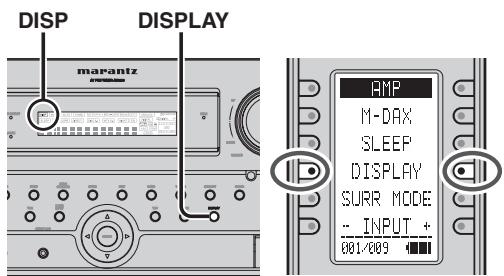 MARANTZ AV8003 - Mode d'affichage - 1