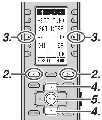 MARANTZ AV8003 - Mode de recherche par categorie - 2