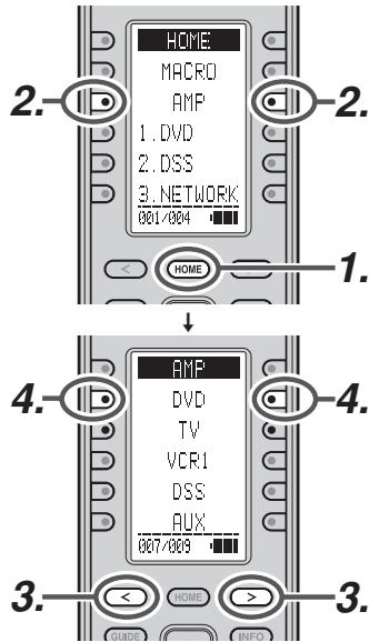 MARANTZ AV8003 - Selectionnner une SOURCE d'entree - 4