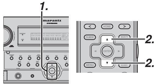 MARANTZ AV8003 - Mode de recherche de TOUTES les châines - 1