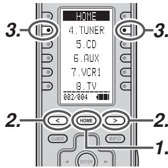 MARANTZ AV8003 - Selection du TUNER - 3