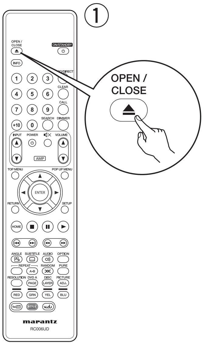 MARANTZ UD7007 - Mise sous tension - 4