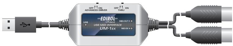 EDIROL UM-1EX - USB MIDI Interface UM-1EX - 1