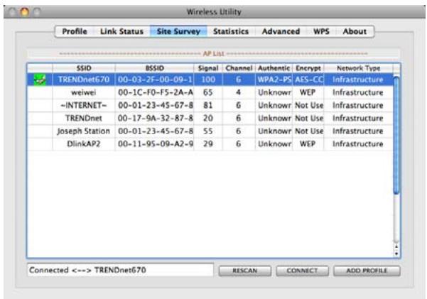 TRENDNET TEW-644UB - Site Survey - 1