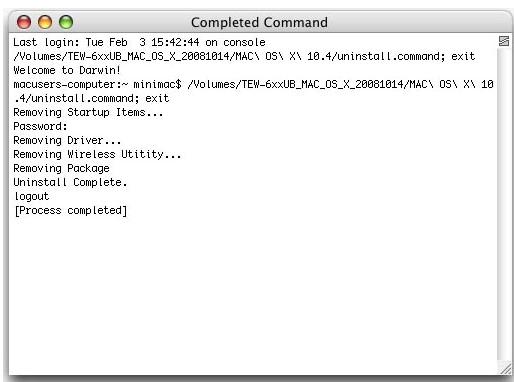 TRENDNET TEW-644UB - OS X 10.3/10.4 - 3