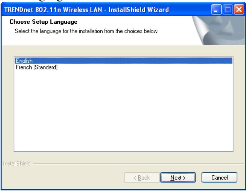 TRENDNET TEW-644UB - Windows Based Utility Installation - 2