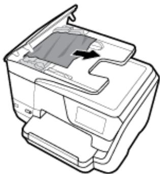 HP OFFICEJET PRO 8718 - Pour éliminer un bourrage papier dans le chargeur de documents - 3