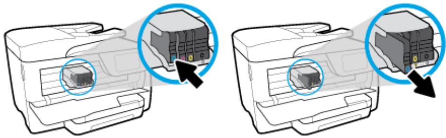 HP OFFICEJET PRO 8718 - Pour remplacer les cartouches - 2