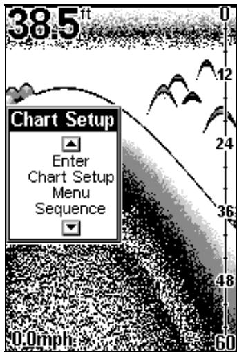 EAGLE FISHEASY 2T - RÉGLAGE GRAPHIQUE (CHART SETUP) - 1