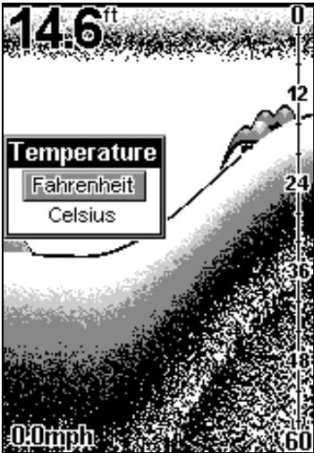 EAGLE FISHEASY 2T - UNITÉS DE MESURE DE LA TEMPERATURE - 1