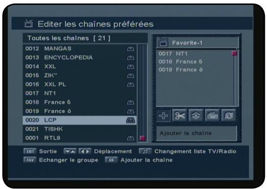 OPTEX FRANSAT ORS 9930 - a) Ajouter la chaine - 1