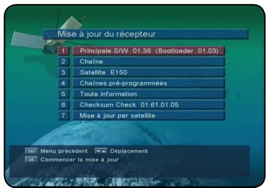 OPTEX FRANSAT ORS 9930 - II.5) Mise à jour du terminal - 1