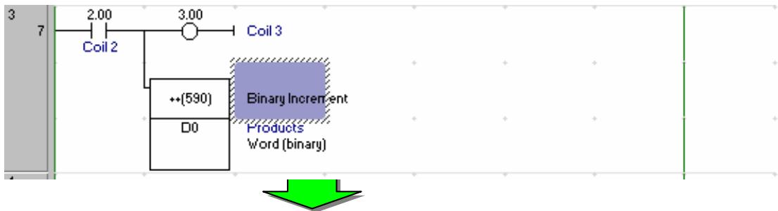 OMRON CX-PROGRAMMER - 5-11. Entrée d'instructions avancées 1 - Entrée de chaînes de caractères - 7