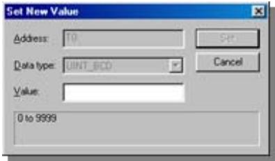 OMRON CX-PROGRAMMER - Modification de la valeur actuelle du temporisateur - 2