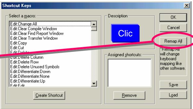 OMRON CX-PROGRAMMER - 4-1. Attribution de touches compatibles SYSWIN - 3