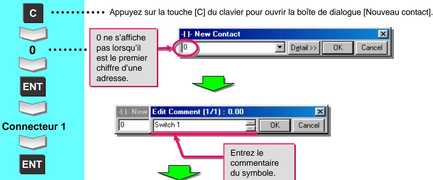 OMRON CX-PROGRAMMER - 5-1. Entrée d'un contact normalement ouvert - 1