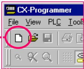 OMRON CX-PROGRAMMER - Ouverture d'un nouveau projet et configuration du type d'appareil - 2