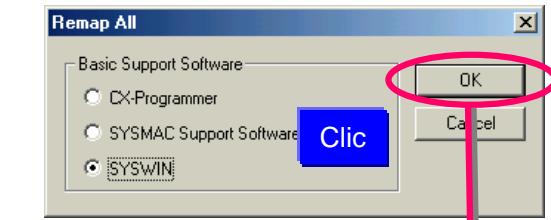 OMRON CX-PROGRAMMER - 4-1. Attribution de touches compatibles SYSWIN - 2