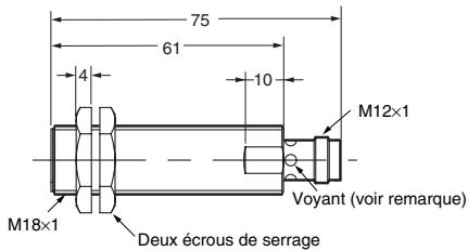 OMRON E2AU - Modèle à connecteur M12 (blindés) - 9