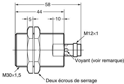 OMRON E2AU - Modèle à connecteur M12 (blindés) - 11