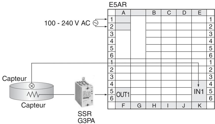 OMRON E5ER - Câblage - 1