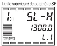 OMRON E5ER - ■ Limite du point de consigne - 1