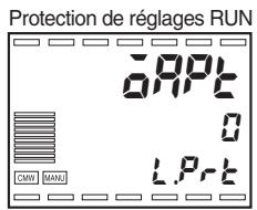 OMRON E5ER - ● Protection réglage pendant fonctionnement - 1