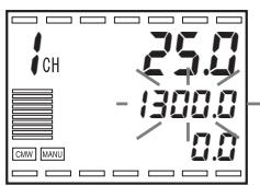 OMRON E5ER - Modification d'une valeur numérique - 1