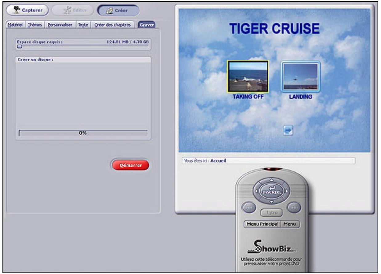 ARCSOFT SHOWBIZ DVD 2.1 - ENREGISTREMENT DU FILM SUR UN DISQUE - 1
